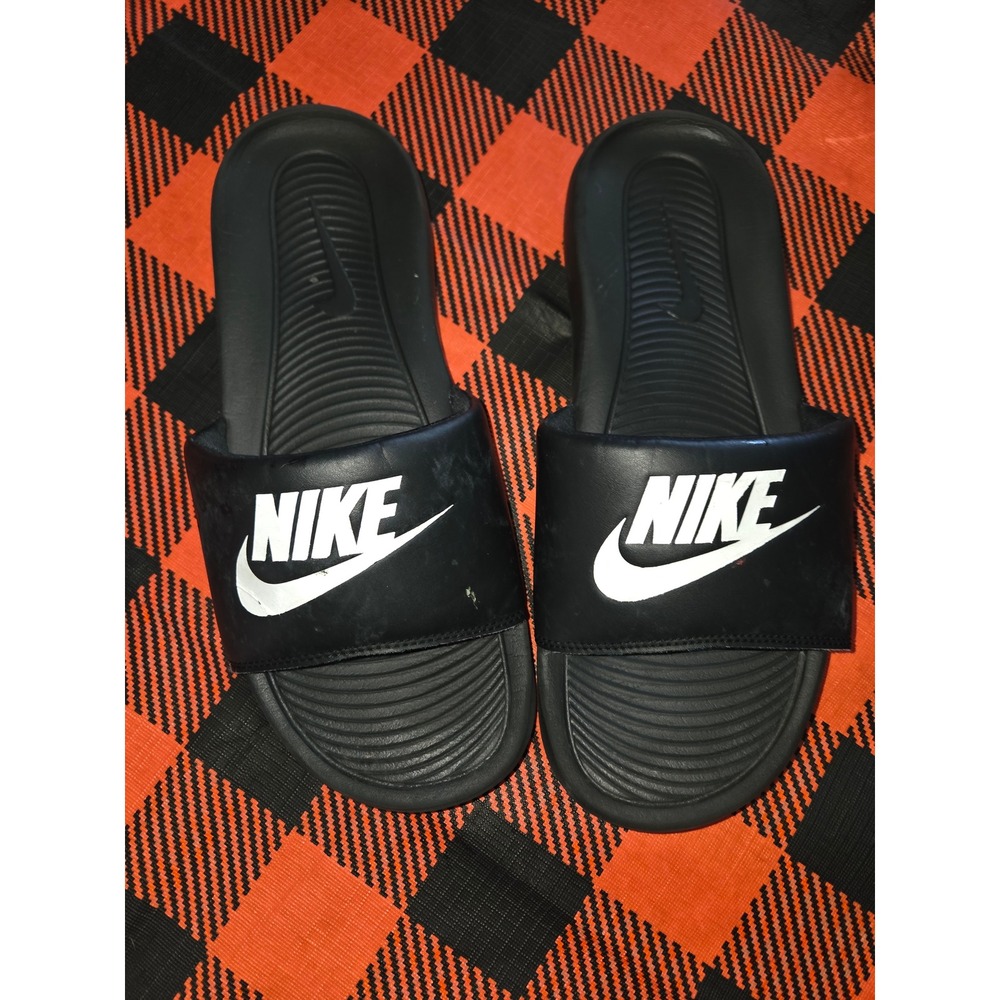 Nike Victori One Mens Slide Sandals Black White CN9675-002